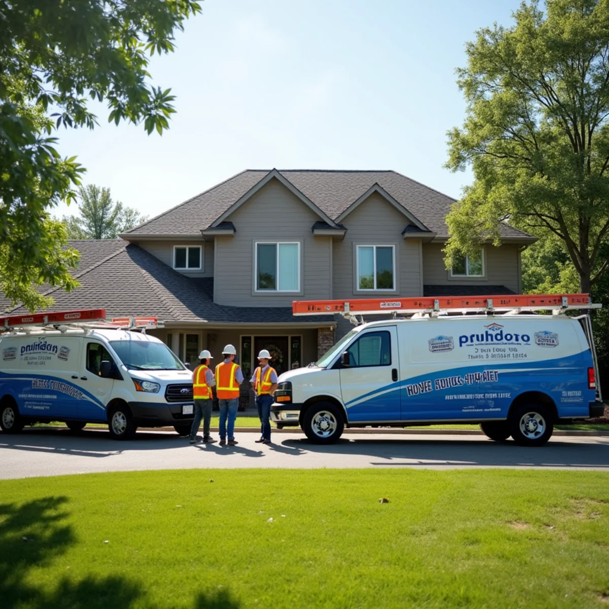 Licensed Arkansas roofing contractor fleet and safety inspection equipment in Little Rock