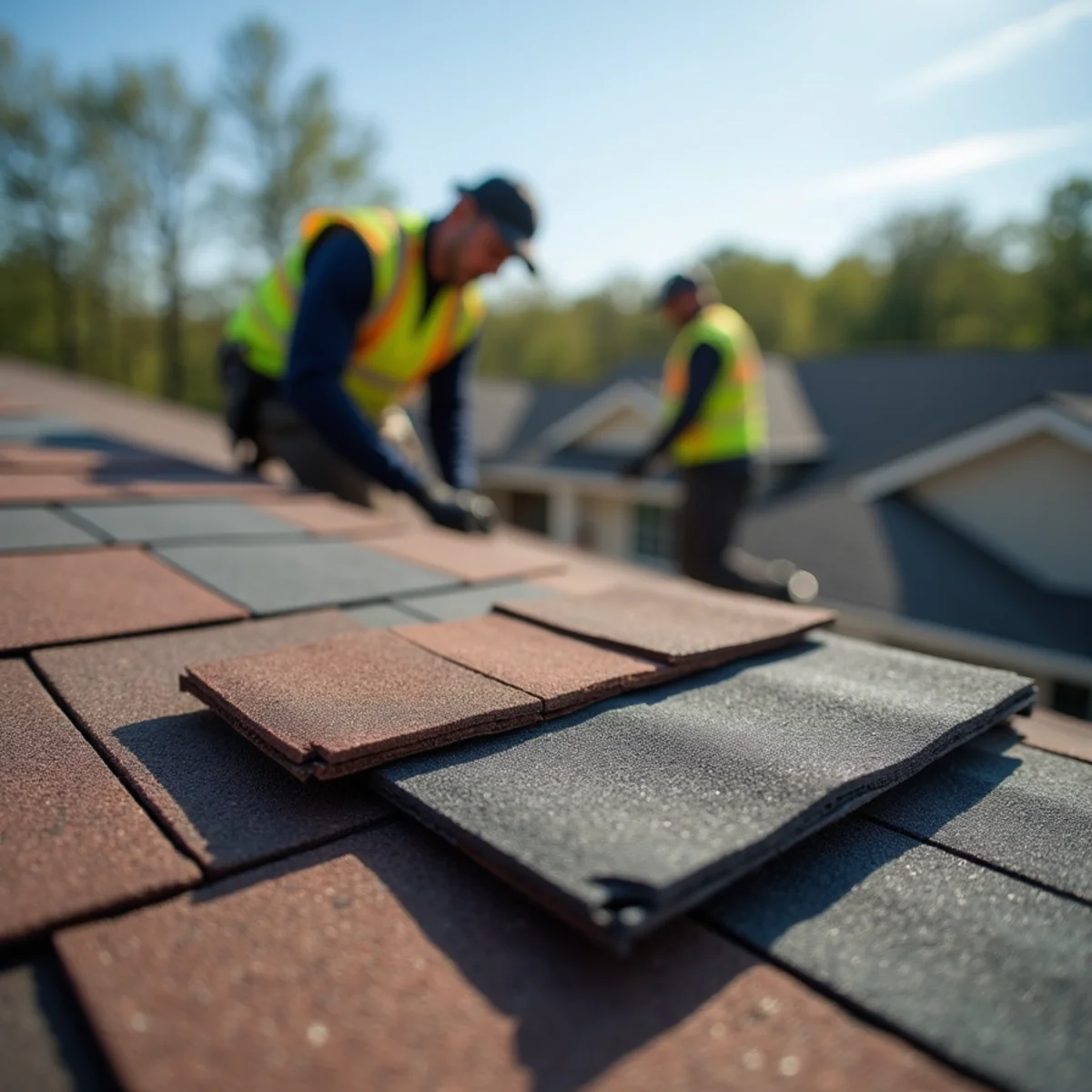 Comparison of dimensional architectural shingles and traditional 3-tab shingles